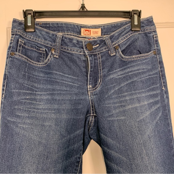 Lei Bridget Curvy Boot Cut Jeans Cowgirl Embroidered Pocket Western Low Rise - Picture 5 of 10